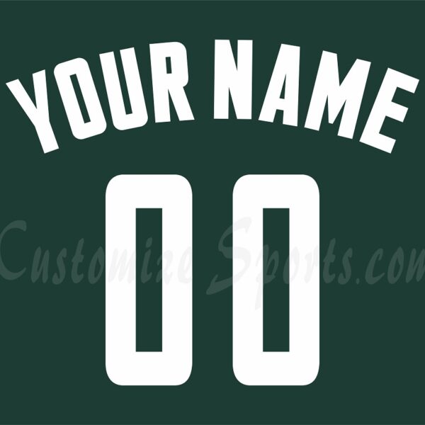 Baseball Los Angeles Angels Customized Number Kit For 2001