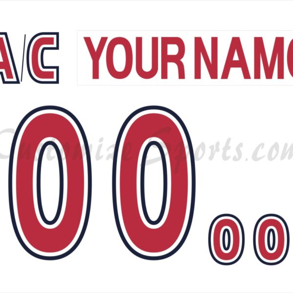 Carolina Hurricanes Customized Number Kit For 2000-2007 Home