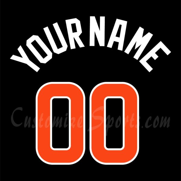 MLB All Star Customized Number Kit for 2007 BP National League Jersey