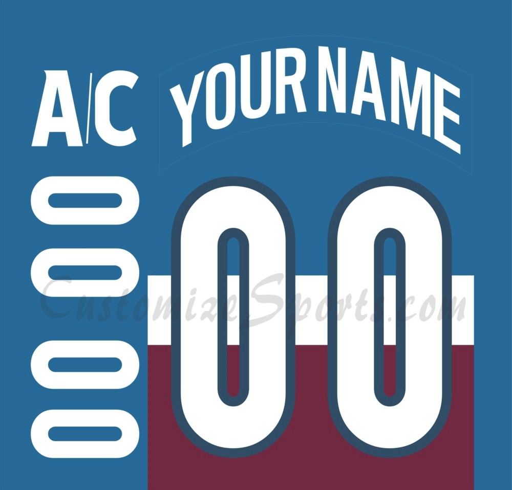 COLORADO AVALANCHE 2020 NHL STADIUM SERIES ANY NAME / ANY NUMBER