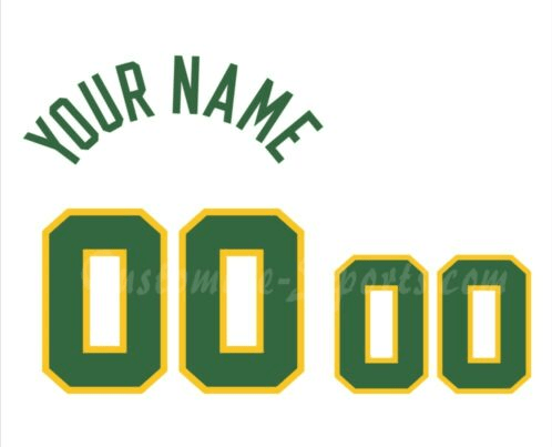 Boston Celtics Basketball Customized Number Kit for CITY Edition 2018-2019