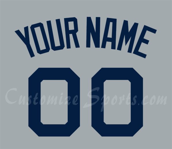 Baseball Boston Red Sox Customized Number Kit for 2012-2013 Road Jersey