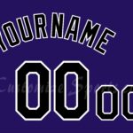 Colorado Rockies Baseball Jersey MLB Hello Kitty Custom Name & Number