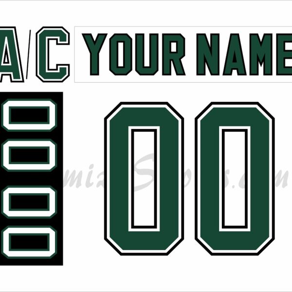 Dallas Stars Customized Number Kit For 1993-1994 Away Jersey