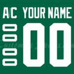 Dallas Stars Customized Number Kit For 2021-Present 3rd Jersey