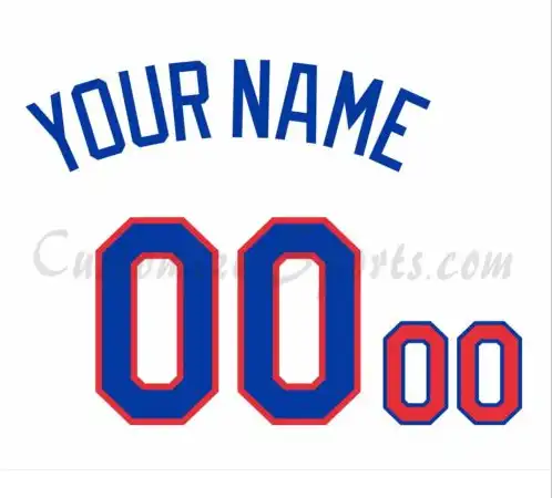 Dominican Republic Baseball Number Kit for 2009 White Jersey