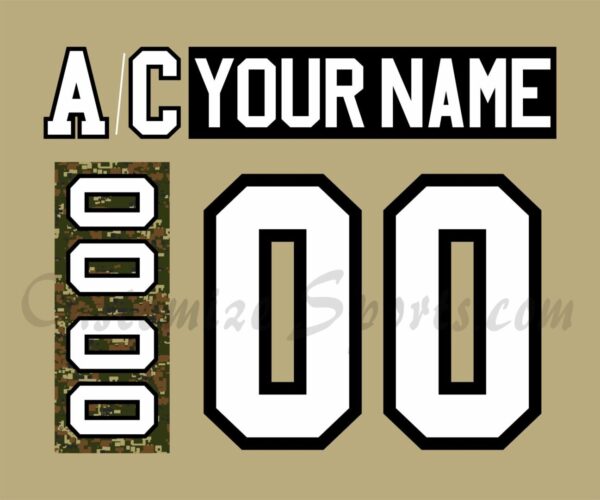 Philadelphia Flyers Customized Number Kit For 2018 Military Jersey