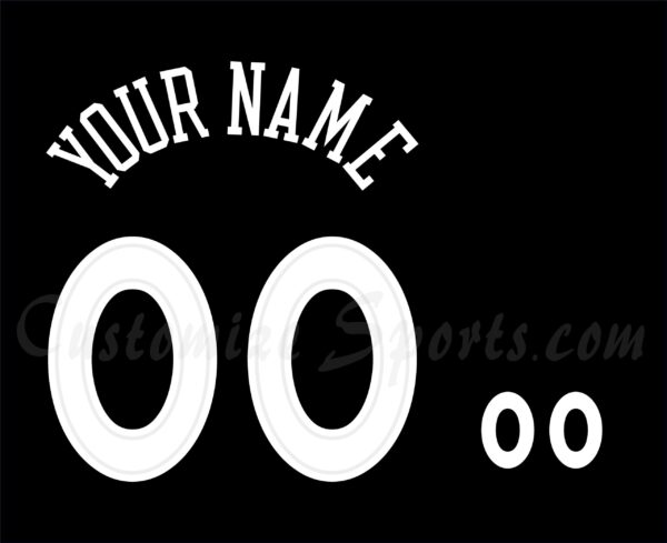 Basketball Golden State Warriors Customized Number Kit 2014-2017 Alternate Jersey