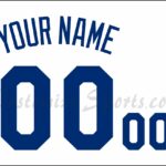 Baseball Kansas City Royals Customized Number Kit For 2017-2020 Alternate  White Jersey – Customize Sports