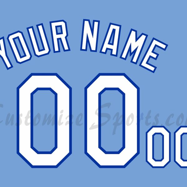 Baseball Kansas City Royals Customized Number Kit For 2008-2011 Home Alternate Jersey