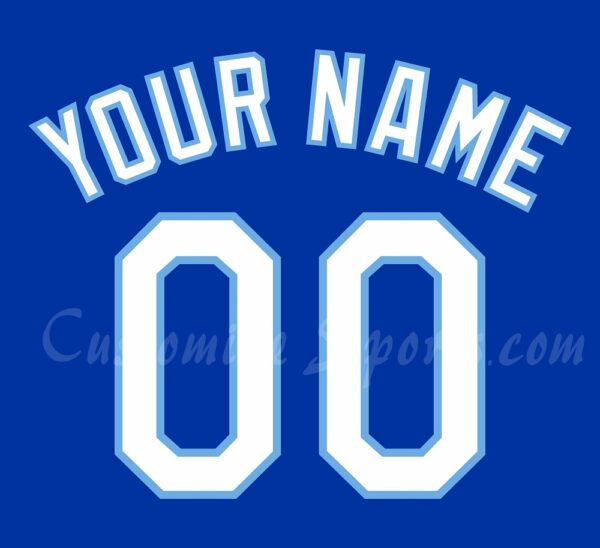 Baseball Kansas City Royals Customized Number Kit For 2014-2015 Road Alternate Jersey