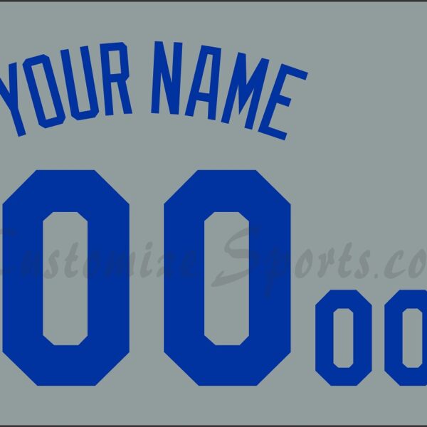 Baseball Kansas City Royals Customized Number Kit For 2022-Present Road Jersey