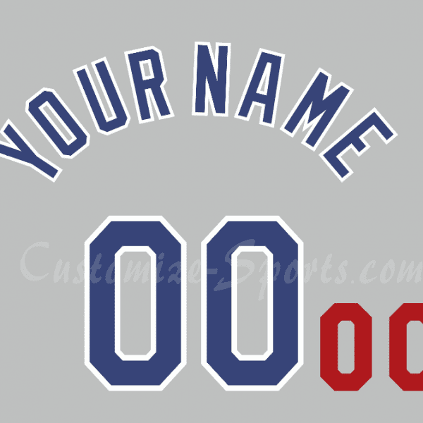 Baseball Los Angeles Dodgers Customized Number Kit For 1999-2000