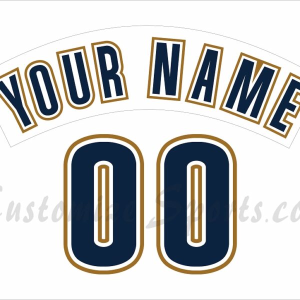 Baseball Houston Astros Customized Number Kit for 1994-1999 Road