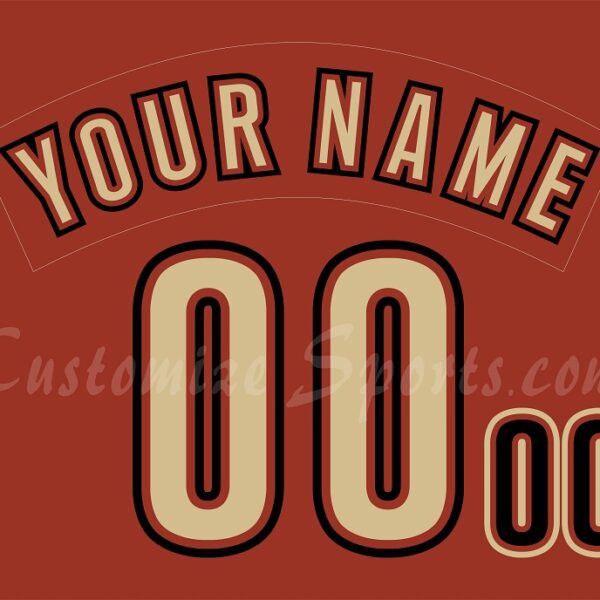 San Francisco Giants Custom Letter and Number Kits for Alternate