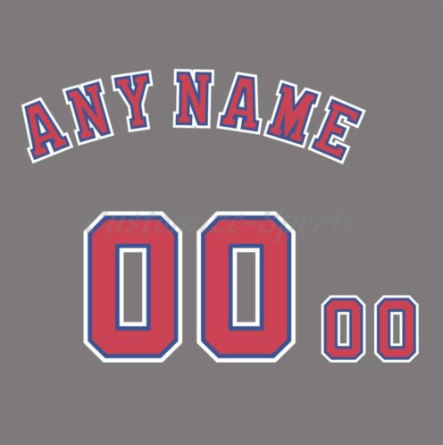 Montreal Expos Road Gray Baseball Jersey Customized Number Kit