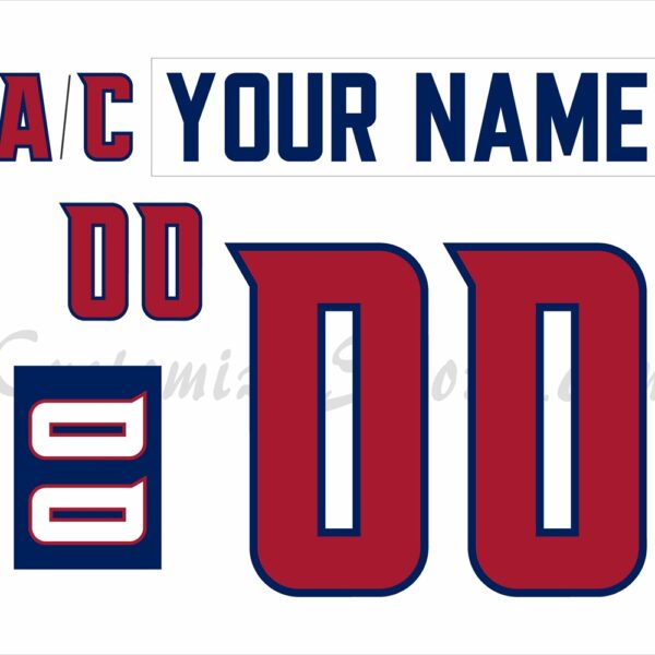 All Star Customized Number Kit for 2009 Western Conference Jersey