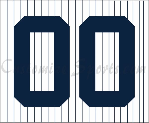 Baseball New York Yankees Customized Number Kit for 1973-2015 Home Jersey