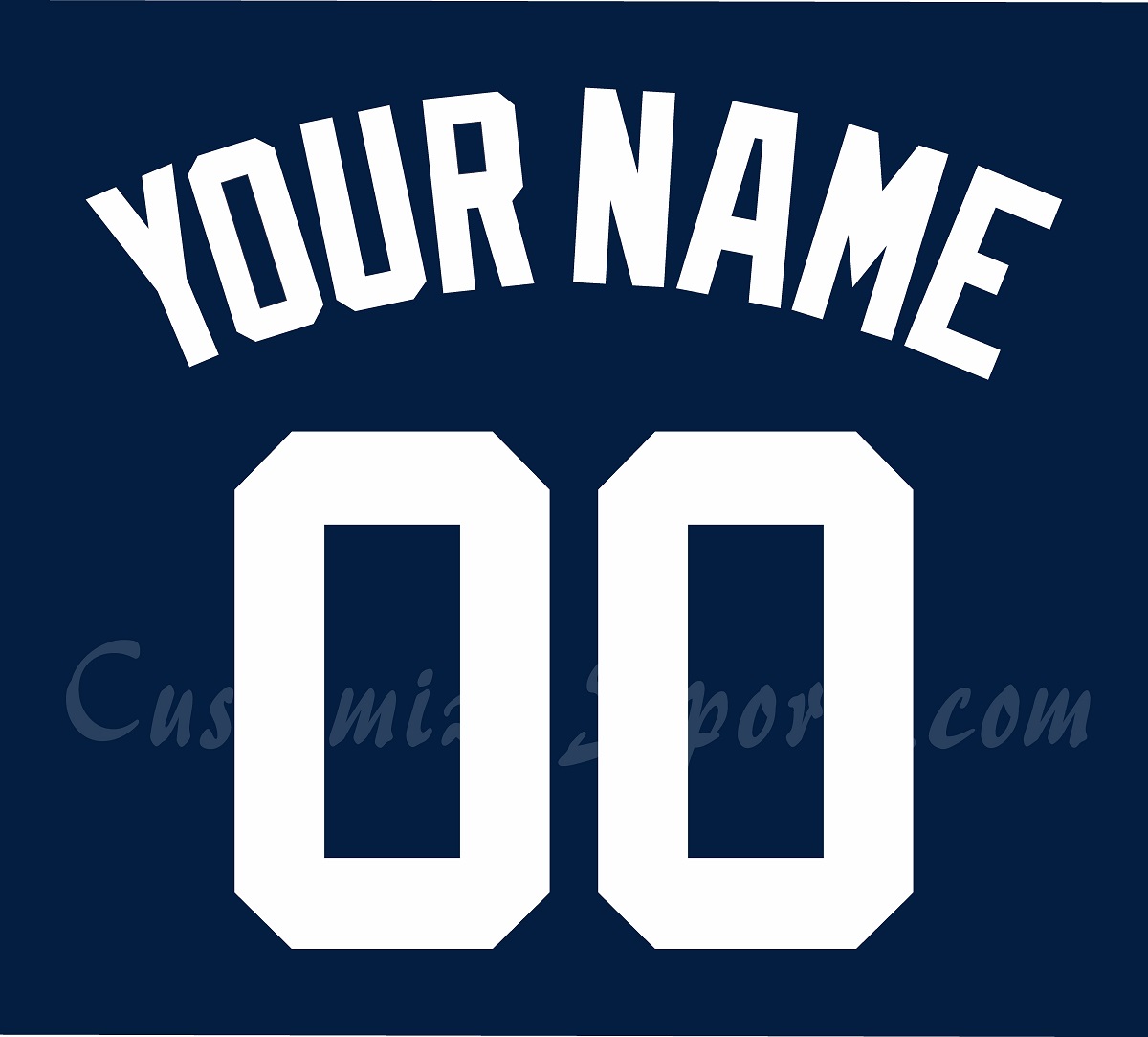 Baseball San Diego Padres Customized Number Kit for 2012-2019 Navy  Alternate jersey – Customize Sports
