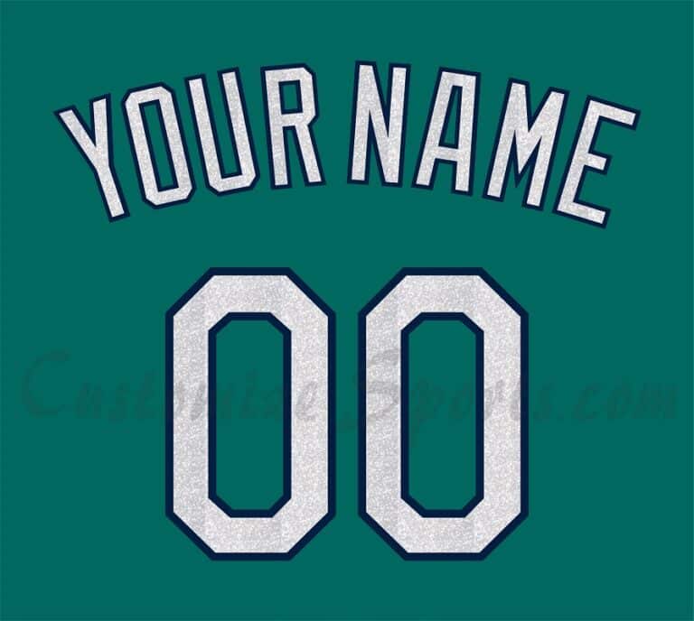 Baseball Seattle Mariners Customized Number Kit for 20112015 Home
