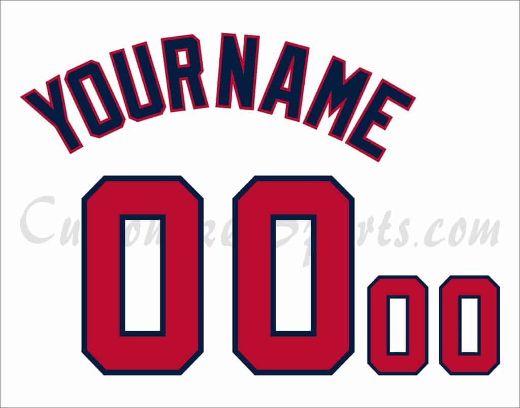 Baseball Washington Nationals Customized Number Kit For 20202021 White