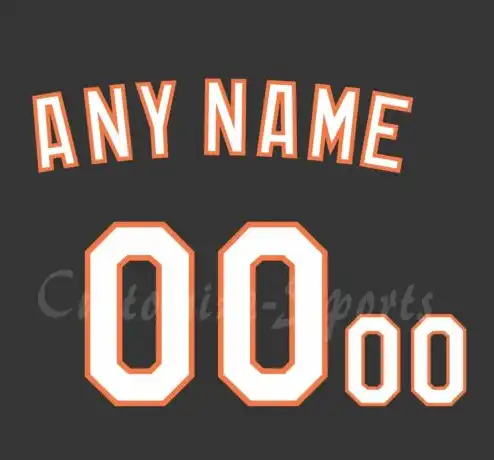 World Baseball Netherlands National Black Jersey Customized Number Kit