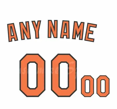 World Baseball Netherlands National White Jersey Customized Number Kit