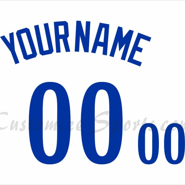 Baseball Montreal Expos Customized Number Kit for 1980-1981 Home Jersey