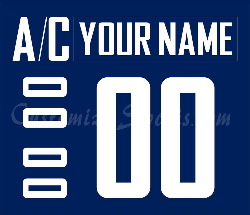 2013-18 Home Blue AHL Utica Comets