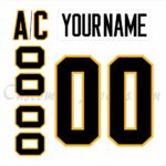 Pittsburgh Penguins Customized Number Kit For 2019 Stadium Series Practice  Yellow Jersey – Customize Sports