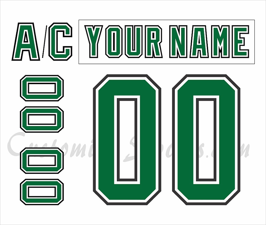 NHL Dallas Stars Custom Name Number 2021 Reverse Retro Alternate Jersey T- Shirt