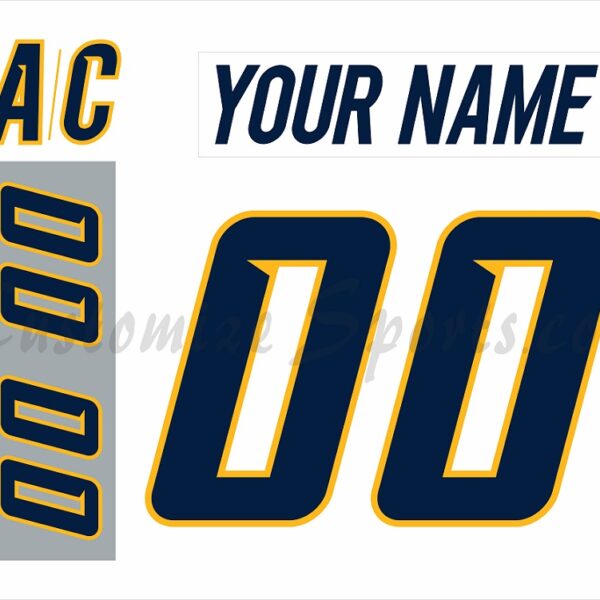 Tampa Bay Lightning Customized Number Kit For 2021 Reverse Retro