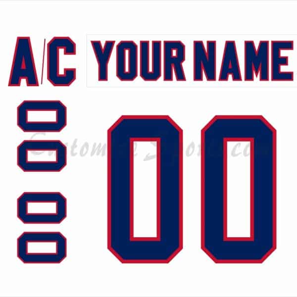Rochester Americans Customized Number Kit for 2009-2013 White Jersey