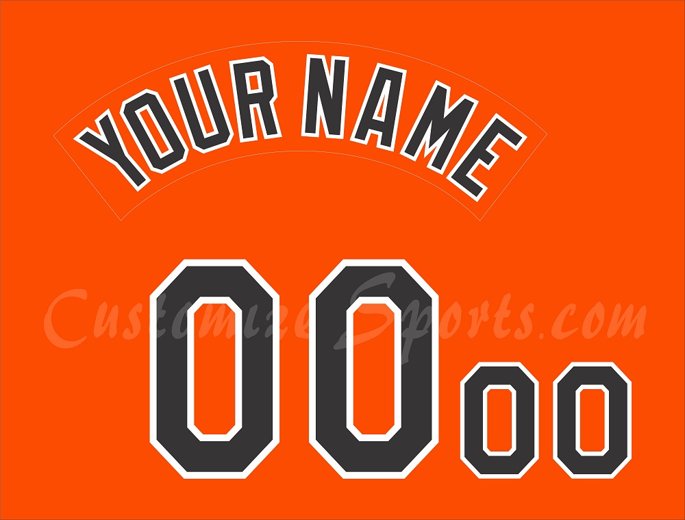 Baltimore Orioles 1989-1992 Alternate Orange