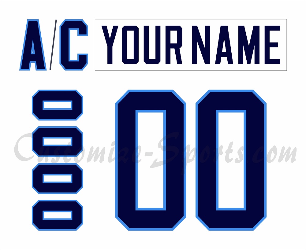 WCH 1996 Font for all teams White