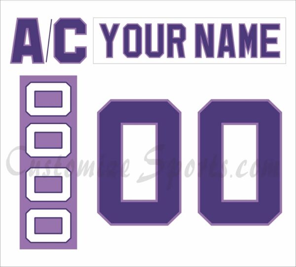 New Jersey Devils Customized Number Kit For 2022 HFC Jersey