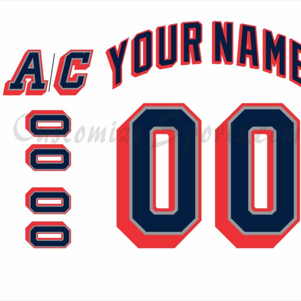 New York Rangers Customized Number Kit For Starter White Liberty Jersey