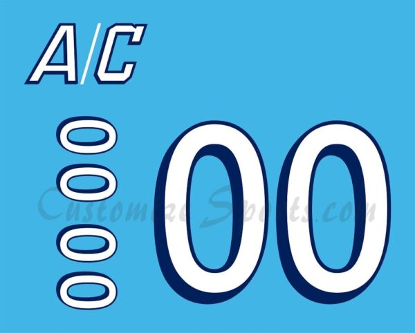 Pittsburgh Penguins Customized Number Kit For 1967-1968 Blue Jersey