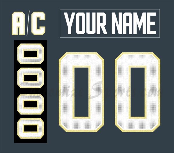 Vegas Golden Knights Customized Number Kit For 2017-22 Home Jersey
