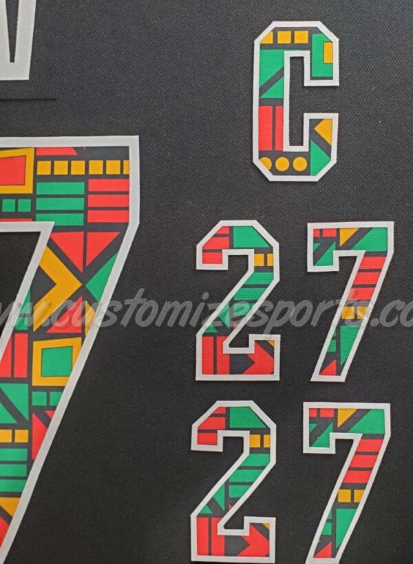 Minnesota Wild Customized Number Kit For 2022 Black History Celebration Jersey - Image 9