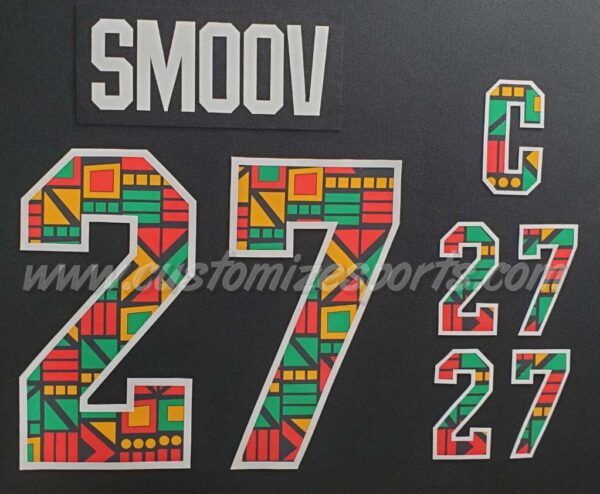 Minnesota Wild Customized Number Kit For 2022 Black History Celebration Jersey - Image 2