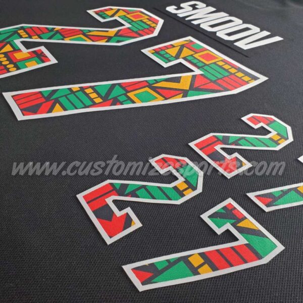 Minnesota Wild Customized Number Kit For 2022 Black History Celebration Jersey - Image 7