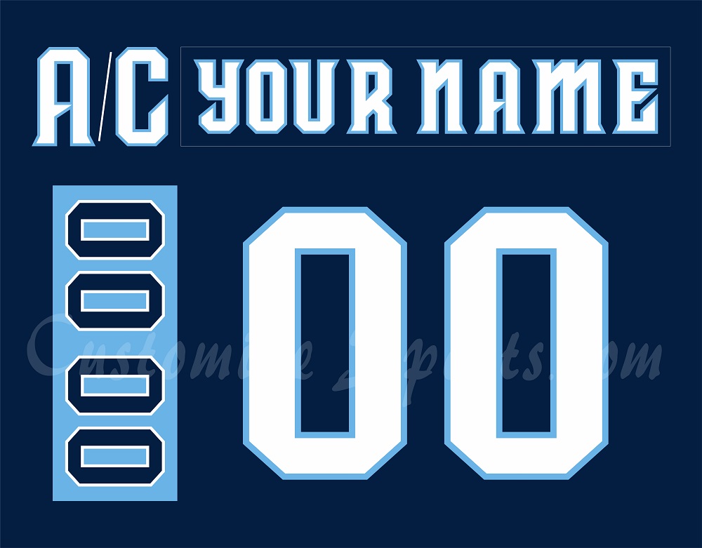 Milwaukee Admirals Customized Number Kit For 2015-Present Navy Jersey –  Customize Sports