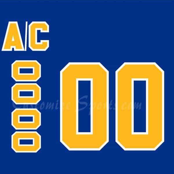 Buffalo Sabres Customized Number Kit for 1970-1977 Away Jersey