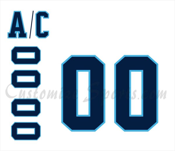 Pittsburgh Penguins Customized Number Kit for 1968-1970 Away Jersey