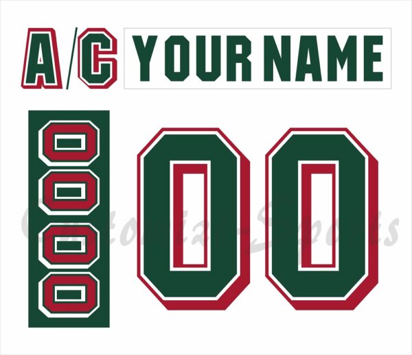 Houston Aeros Customized Number Kit for 2011-2013 Home White Jersey