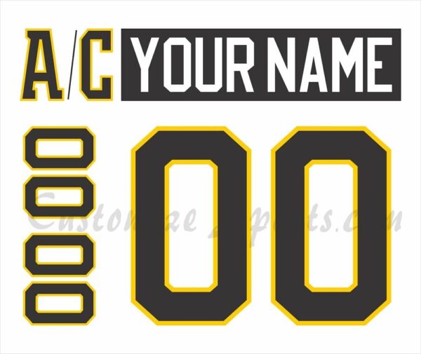 Kingston Frontenacs Customized Number Kit For 2012-2014 White Jersey