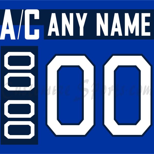 IIHF Team Finland Customized Number Kit for 2014 Blue Hockey Jersey