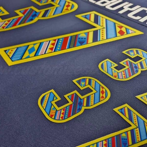 Winnipeg Jets Customized Number Kit For 2022-2023 Filipino Heritage Night Navy Jersey - Image 7