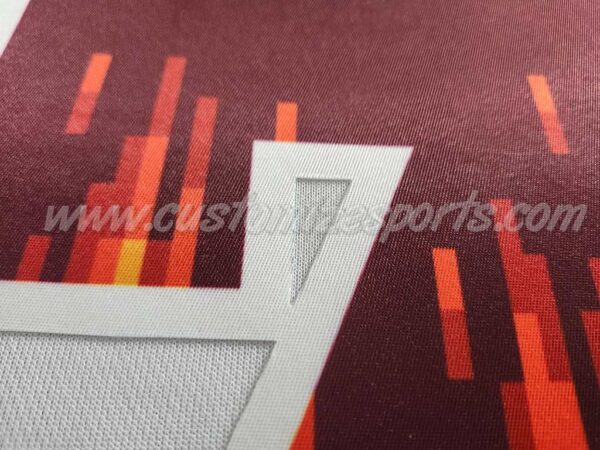 NCAA Arizona State Sun Devils Customized Number Kit For 2023 Digi Flame Hockey Jersey - Image 8